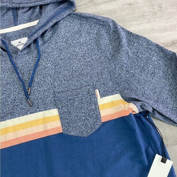 🔹RIP CURL - SURE REVIVAL HOODED LONG SLEEVE - Picture 8 of 11